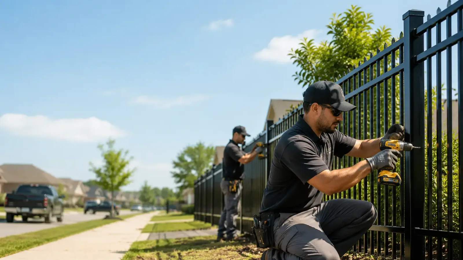 Metal Fence Installation in Valley Mills, TX